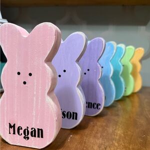 Wooden Peeps Decor